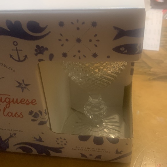 Set of 4 Portuguese water goblets (at office) - Picture 7 of 7